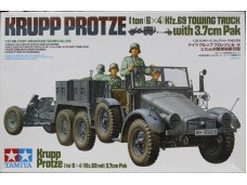 田宮 TAMIYA Krupp Protze 1 Ton (6x4) Kfz.69 Towing Truck w/3.7cm Pak 1/35 NO.35259